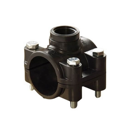 Седёлка D50-3/4 (кр.болт) ПНД