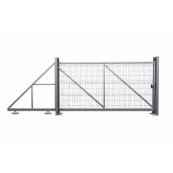 Ворота откатные Profi 2,03х5,0 RAL 7024 влево