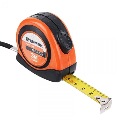 Ермак Рулетка двухкомп. корп. 3м Е-098