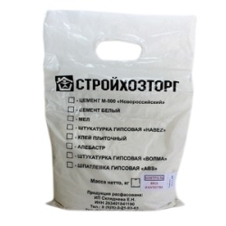 Цемент белый 2кг 1/10 Стройхозторг