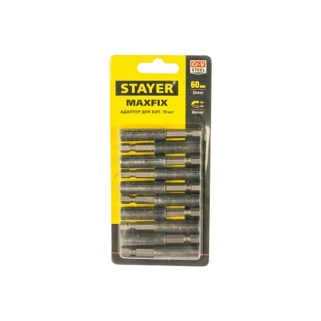 Адаптер STAYER MASTER для бит комбинированный магнитный,60мм