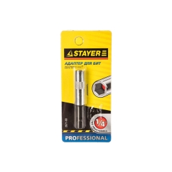 Адаптер STAYER PROFI для бит комбинированный магнитный,60мм Арт.2671-60