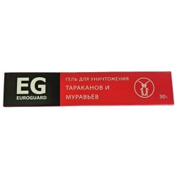Гель для уничтожения тараканов и муравьёв EUROGUARD 30г