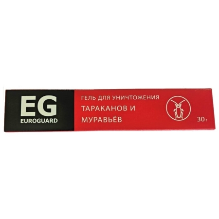 Гель для уничтожения тараканов и муравьёв EUROGUARD 30г