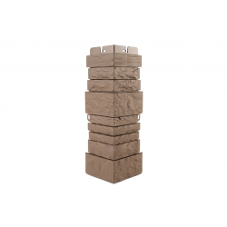 Наружный угол Альта-Профиль Шотландия ЭКО Терракотовый 450*160*35
