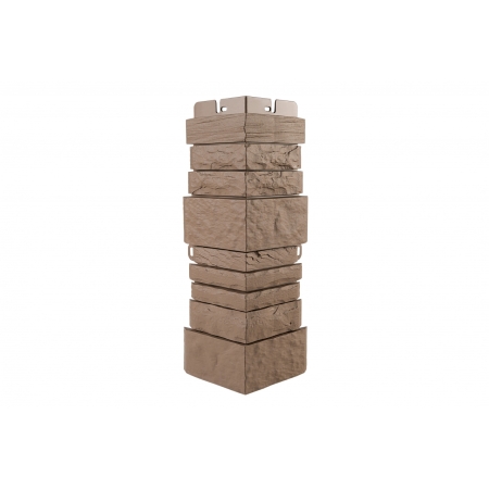 Наружный угол Альта-Профиль Шотландия ЭКО Терракотовый 450*160*35