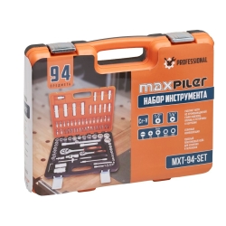 Набор инструментов MaxPiler (94 предмета,1/2 и 1/4CrV)