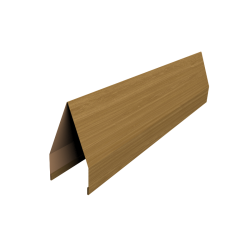 Ламель забора жалюзи Tokyo new 0,45 Print Elite Honey Wood TwinColor
