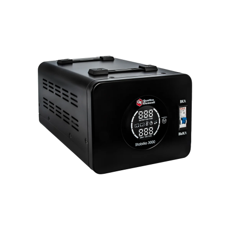 Стабилизатор напряжения напольный QUATTRO ELEMENTI Stabilia 3000(3000ВА,140-270В) 917-674