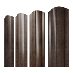 Штакетник Круглый фигурный 0,45 Print-Double Elite Antique Wood