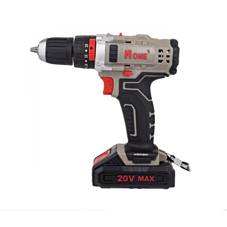 Шуруповерт акк. ударный Number one CD20/2,0-1-PRO CLASSIC (20V,2 аккум.,2.0A/h,2скорости,кейс)