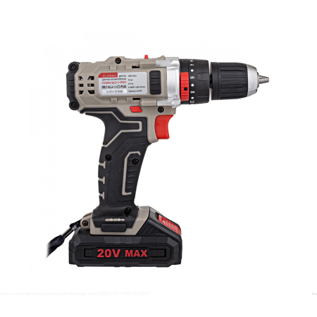 Шуруповерт акк. ударный Number one CD20/2,0-1-PRO CLASSIC (20V,2 аккум.,2.0A/h,2скорости,кейс)
