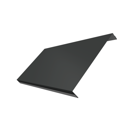 Ламель обратная 200 забора жалюзи Texas 0,45 PE с пленкой RAL 7016 антрацитово-серый