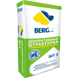 Штукатурка декоративная ШТ 3 BERGhome Короед зерно 3 мм 25 кг
