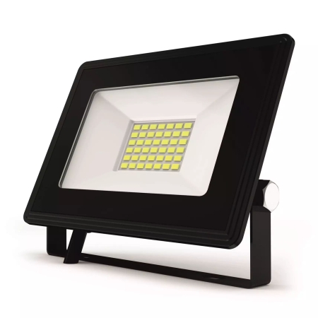 Прожектор с/д PRE LED FL4 30W BLACK (1/100)  IP65 холодный