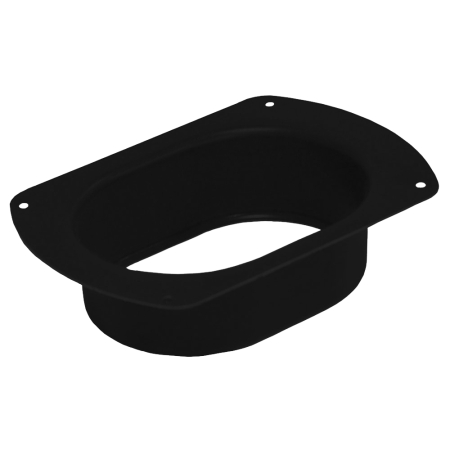 Воронка врезная Vortex 127мм RAL 9005 Matt