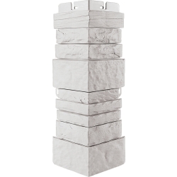 Наружный угол Альта-Профиль Шотландия ЭКО Белый 450*160*35