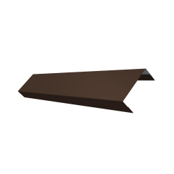 Ламель лицевая 50 забора жалюзи Texas 0,45 PE с пленкой RAL 8017 шоколад