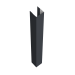 Стойка жалюзи Texas 0,45 Drap TX RAL 7024 мокрый асфальт (2м)