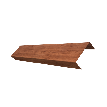 Ламель обратная 125 забора жалюзи Texas 0,45 Print Premium с пленкой Rowan Wood Intense FTC