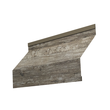 Ламель забора жалюзи Milan new 0,45 Print Elite с пленкой Nordic Wood TwinColor