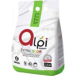 Моющее порошкообразное средство для стирки GRASS ALPI EXPERT для цветного 2,5 кг 125396