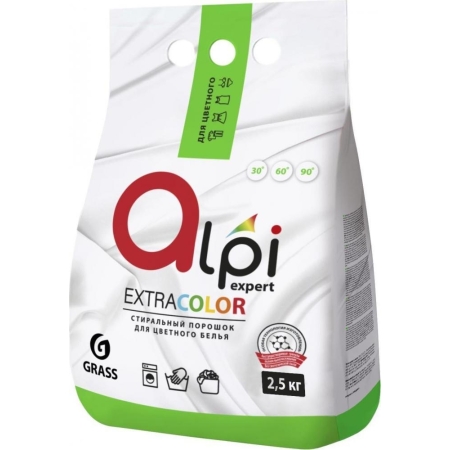 Моющее порошкообразное средство для стирки GRASS ALPI EXPERT для цветного 2,5 кг 125396