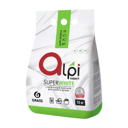 Моющее порошкообразное средство для стирки GRASS ALPI EXPERT для белого 10 кг 125398
