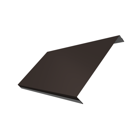 Ламель обратная 200 забора жалюзи Texas 0,45 PE с пленкой RR 32 темно-коричневый