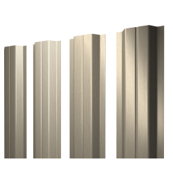 Штакетник П-образный A с прямым резом 0,45 Print Elite Milky Wood TwinColor