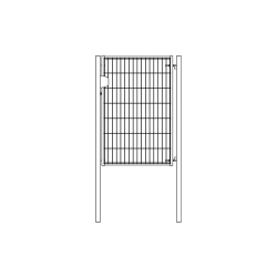 Калитка Light NoLock 1,73х1 м RAL 6005 зеленый