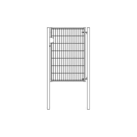 Калитка Light NoLock 1,73х1 м RAL 6005 зеленый