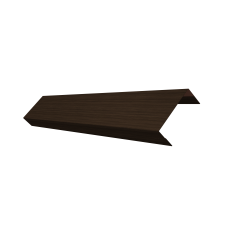 Ламель лицевая 50 забора жалюзи Texas 0,45 Print Elite с пленкой Coffee Wood TwinColor