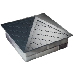 Колпак на столб EVEREST 535*535 мм Серый