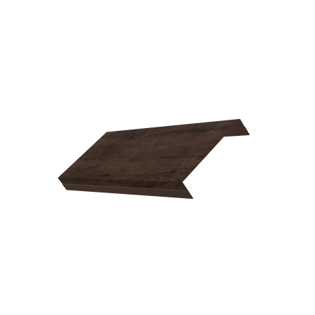 Ламель обратная 125 забора жалюзи Texas 0,45 Print Elite с пленкой Antique Wood TwinColor