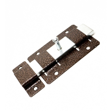 Задвижка дверная ЗД-02 (115 мм) пол.медь 24 (20)