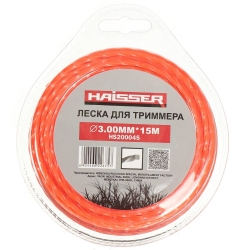 Леска для триммера,круг 3,00*15м Haisser