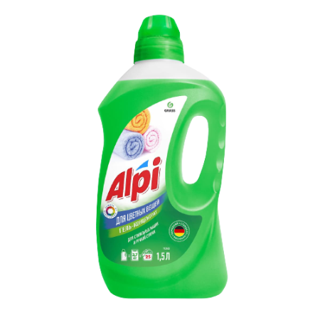 Гель-концентрат для стирки белья GRASS ALPI COLOR 1,5л