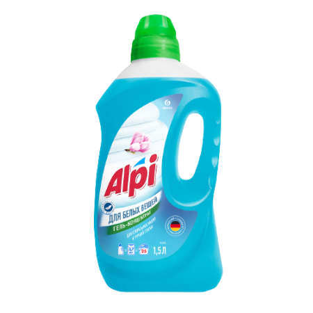 Гель-концентрат для стирки белья GRASS ALPI WHITE 1,5л