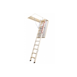 Лестница THERMO (LTK) 60*120*280 (дерев.,крышка белая,66мм)
