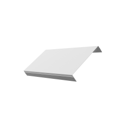 Ламель обратная 150 забора жалюзи Texas 0,45 PE с пленкой RAL 9003 сигнальный белый