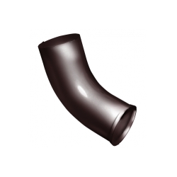 Колено стока 125*90 (8017) GrandLine 0.6 мм