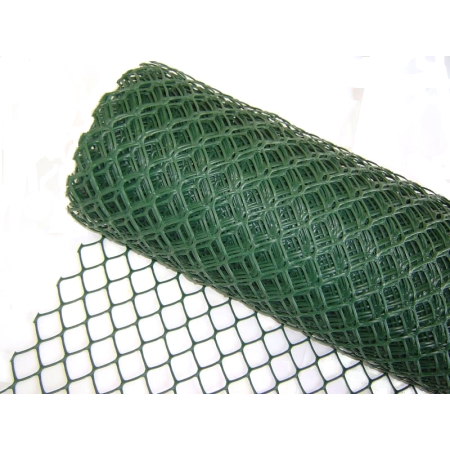 Сетка пластик заборная 20х20 (1,5м.*20м.) Темно-зеленая