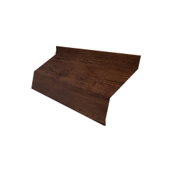 Ламель забора жалюзи Milan new gofr 0,45 Print-Double Premium с пленкой Cherry Wood Fresh