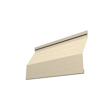 Ламель забора жалюзи Milan Slim 0,45 Print Elite Milky Wood TwinColor