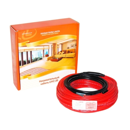 Двужильный экраннированный греющий кабель UHC-20-80,(1600 Вт/80 м),Lavita