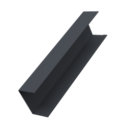 Крышка жалюзи Milan,Tokyo (для калиток, ворот) 0,45 Drap TX  RAL 7024 мокрый асфальт 2,00