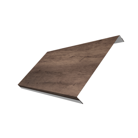 Ламель обратная 200 забора жалюзи Texas 0,45 Print Premium с пленкой Almond Wood Fresh