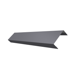 Ламель обратная 50 забора жалюзи Texas 0,5 Satin с пленкой RAL 7004 сигнальный серый